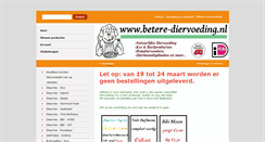 Desktop Screenshot of betere-diervoeding.nl